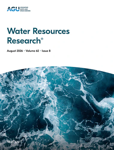 Water Resources Research (Wiley) journal cover